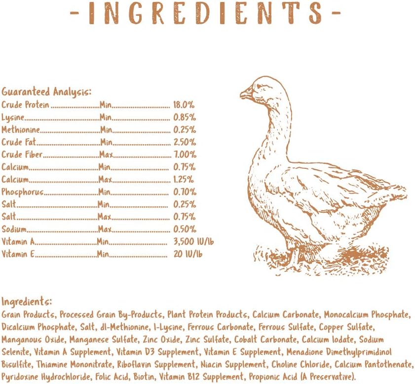 manna pro chick feed ingredients